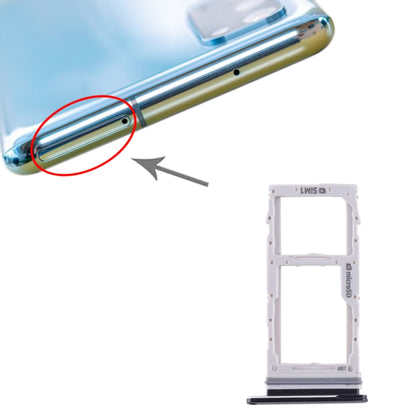 For Samsung Galaxy S20 SIM Card Tray + SIM Card Tray / Micro SD Card Tray (Black) - Card Tray by buy2fix | Online Shopping UK | buy2fix