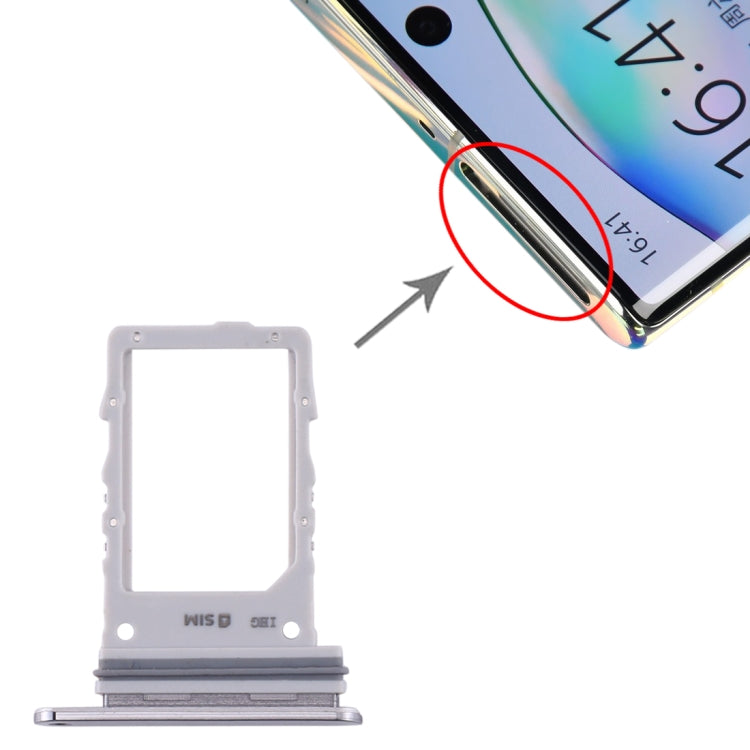 For Samsung Galaxy Note10+ 5G SIM Card Tray (Grey) - Card Tray by buy2fix | Online Shopping UK | buy2fix