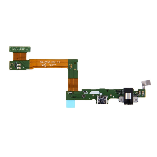 For Galaxy Tab A 9.7 / P550 Charging Port & Headphone Jack Flex Cable - Tail Connector by buy2fix | Online Shopping UK | buy2fix