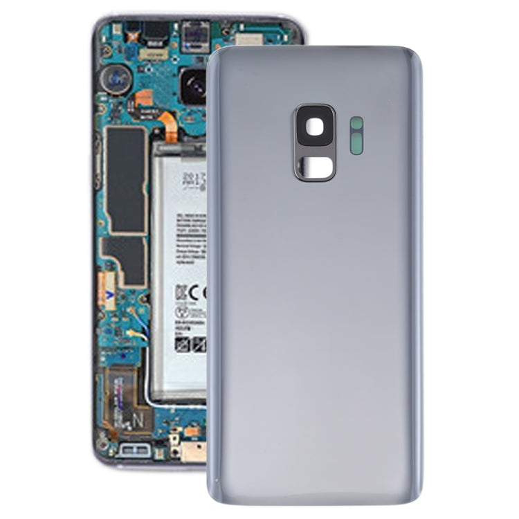 For Galaxy S9 Battery Back Cover with Camera Lens (Grey) - Back Cover by buy2fix | Online Shopping UK | buy2fix