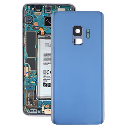 For Galaxy S9 Battery Back Cover with Camera Lens (Blue) - Back Cover by buy2fix | Online Shopping UK | buy2fix