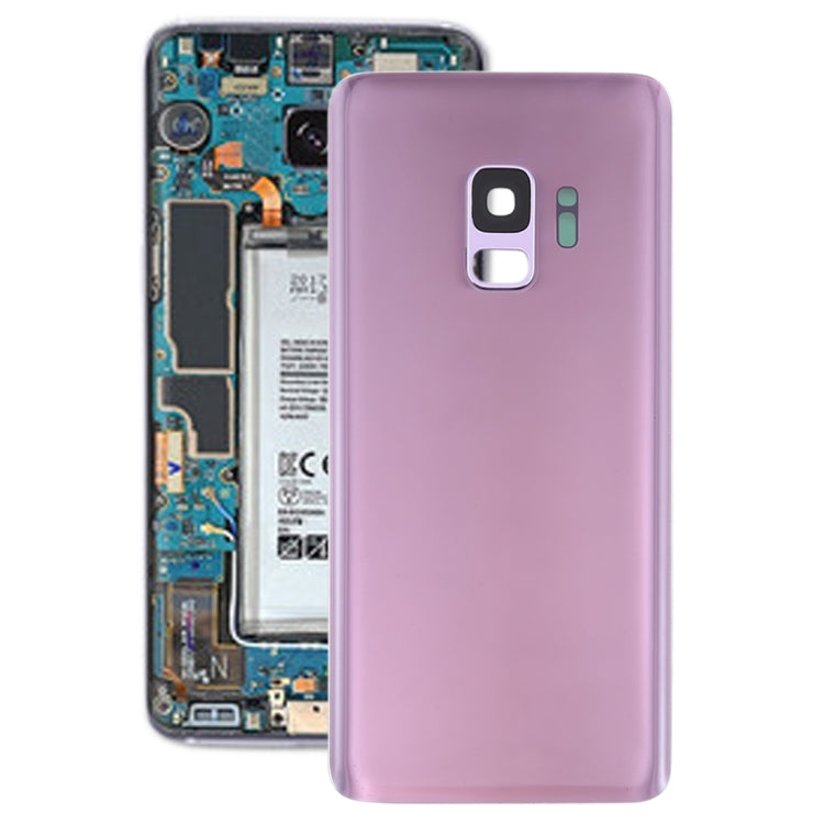 For Galaxy S9 Battery Back Cover with Camera Lens (Purple) - Back Cover by buy2fix | Online Shopping UK | buy2fix