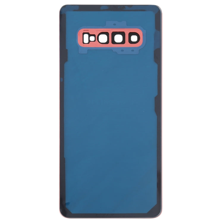 For Galaxy S10+ Battery Back Cover with Camera Lens (Pink) - Back Cover by buy2fix | Online Shopping UK | buy2fix
