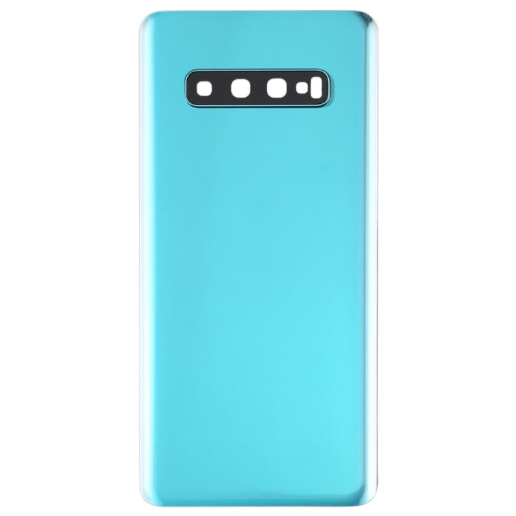 For Galaxy S10+ Battery Back Cover with Camera Lens (Green) - Back Cover by buy2fix | Online Shopping UK | buy2fix