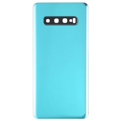 For Galaxy S10+ Battery Back Cover with Camera Lens (Green) - Back Cover by buy2fix | Online Shopping UK | buy2fix