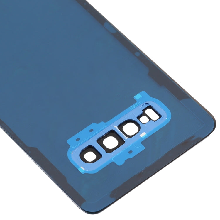 For Galaxy S10+ Battery Back Cover with Camera Lens (Blue) - Back Cover by buy2fix | Online Shopping UK | buy2fix