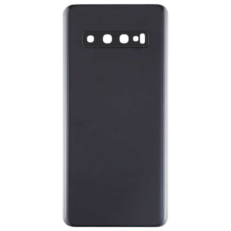 For Galaxy S10 Battery Back Cover with Camera Lens (Black) - Back Cover by buy2fix | Online Shopping UK | buy2fix