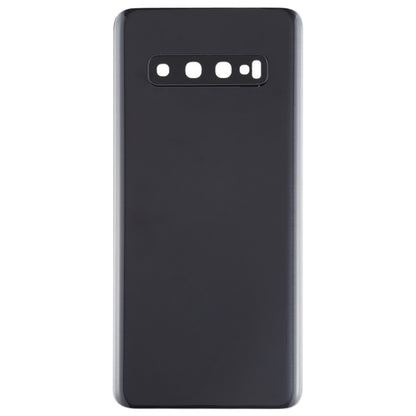 For Galaxy S10 Battery Back Cover with Camera Lens (Black) - Back Cover by buy2fix | Online Shopping UK | buy2fix