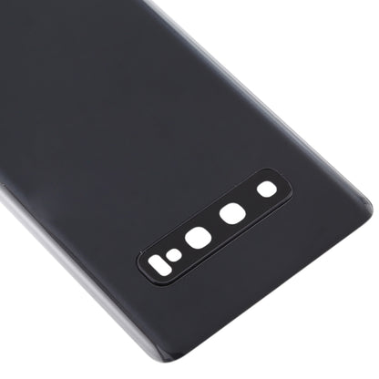 For Galaxy S10 Battery Back Cover with Camera Lens (Black) - Back Cover by buy2fix | Online Shopping UK | buy2fix