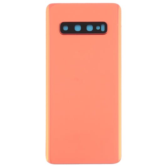 For Galaxy S10 Battery Back Cover with Camera Lens (Pink) - Back Cover by buy2fix | Online Shopping UK | buy2fix