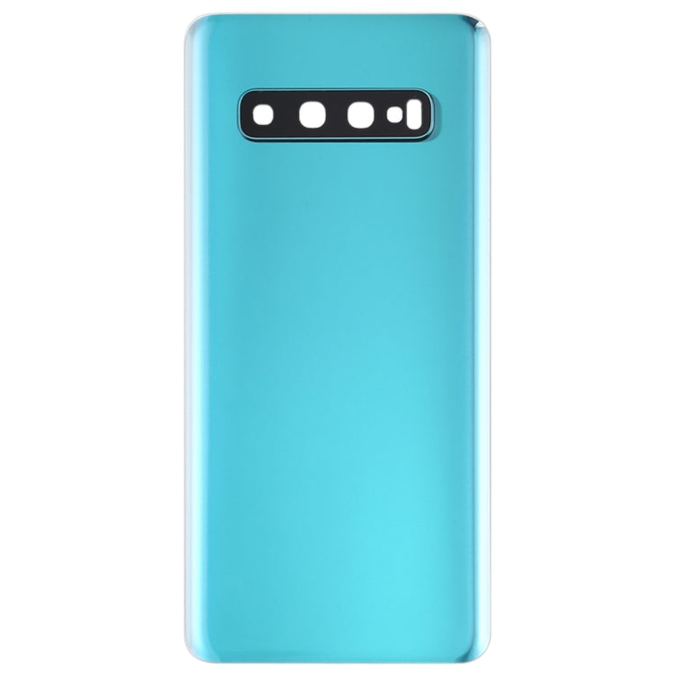 For Galaxy S10 Battery Back Cover with Camera Lens (Green) - Back Cover by buy2fix | Online Shopping UK | buy2fix