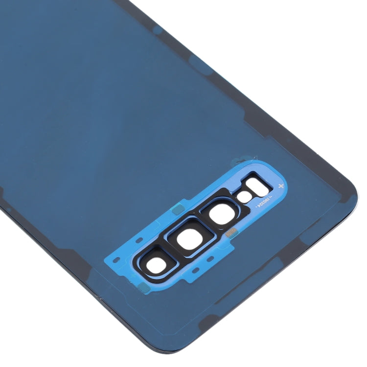 For Galaxy S10 Battery Back Cover with Camera Lens (Blue) - Back Cover by buy2fix | Online Shopping UK | buy2fix