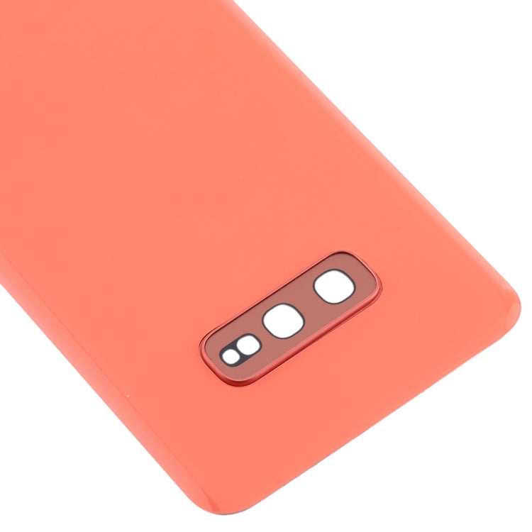 For Galaxy S10e Battery Back Cover with Camera Lens (Pink) - Back Cover by buy2fix | Online Shopping UK | buy2fix