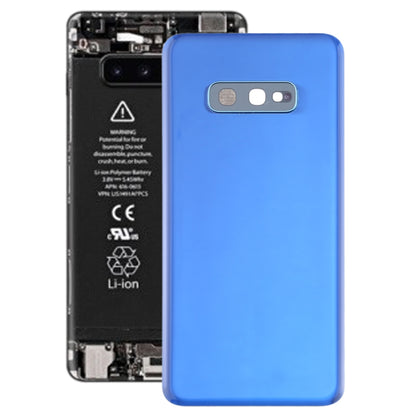 For Galaxy S10e Battery Back Cover with Camera Lens (Blue) - Back Cover by buy2fix | Online Shopping UK | buy2fix