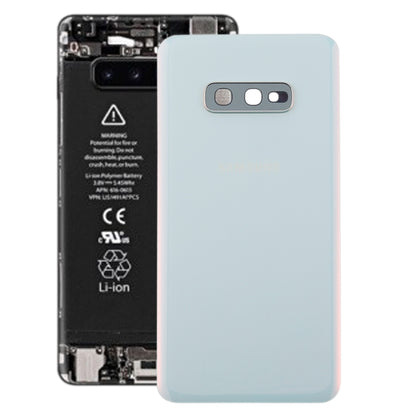 For Galaxy S10e Battery Back Cover with Camera Lens (White) - Back Cover by buy2fix | Online Shopping UK | buy2fix
