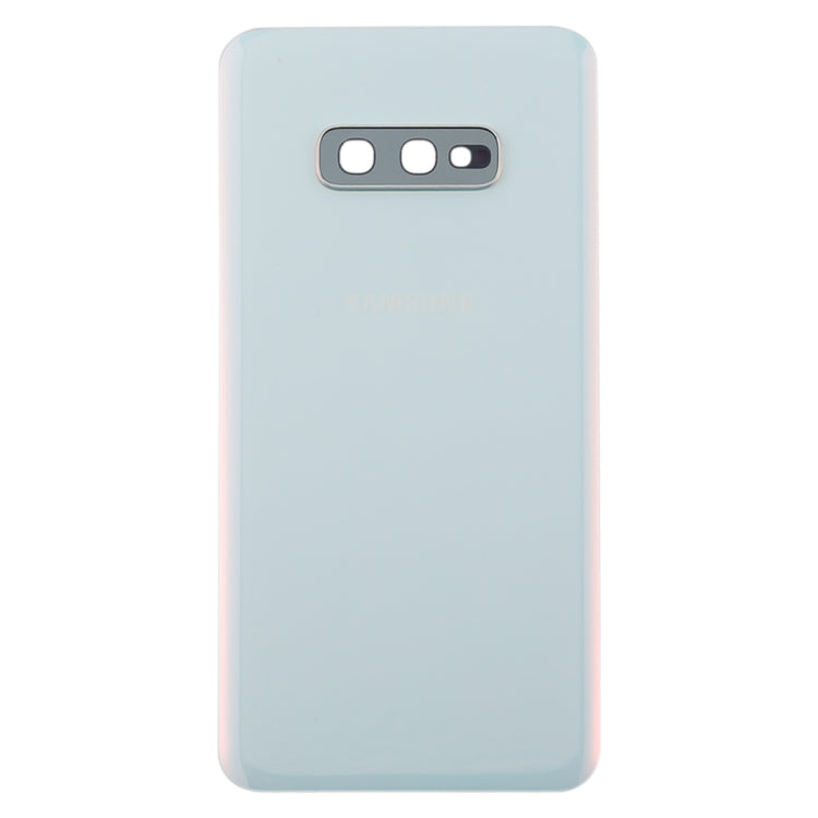For Galaxy S10e Battery Back Cover with Camera Lens (White) - Back Cover by buy2fix | Online Shopping UK | buy2fix