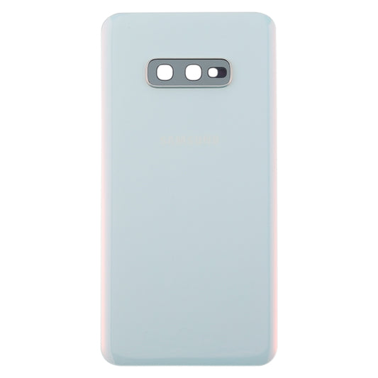 For Galaxy S10e Battery Back Cover with Camera Lens (White) - Back Cover by buy2fix | Online Shopping UK | buy2fix