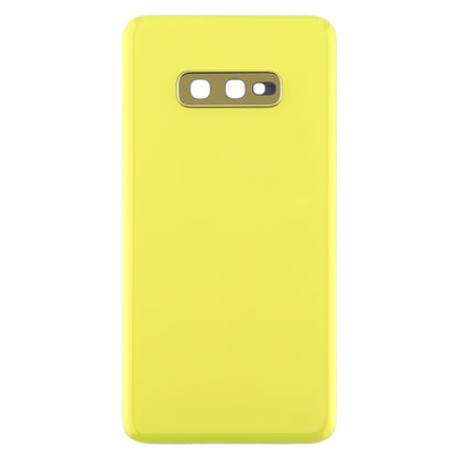 For Galaxy S10e Battery Back Cover with Camera Lens (Yellow) - Back Cover by buy2fix | Online Shopping UK | buy2fix