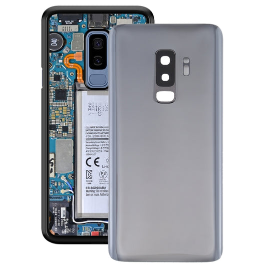 For Galaxy S9+ Battery Back Cover with Camera Lens (Grey) - Back Cover by buy2fix | Online Shopping UK | buy2fix