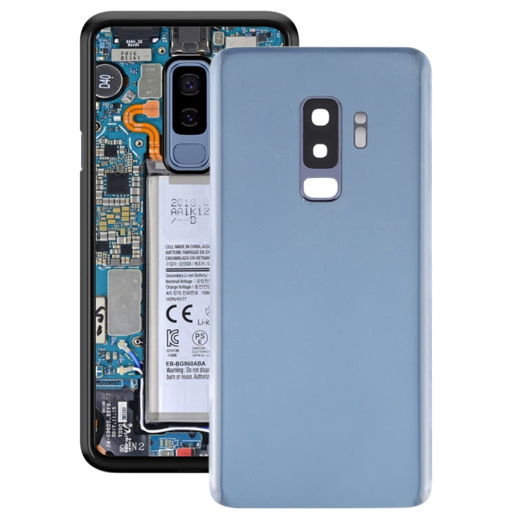 For Galaxy S9+ Battery Back Cover with Camera Lens (Blue) - Back Cover by buy2fix | Online Shopping UK | buy2fix