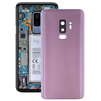 For Galaxy S9+ Battery Back Cover with Camera Lens (Purple) - Back Cover by buy2fix | Online Shopping UK | buy2fix