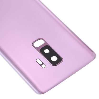 For Galaxy S9+ Battery Back Cover with Camera Lens (Purple) - Back Cover by buy2fix | Online Shopping UK | buy2fix