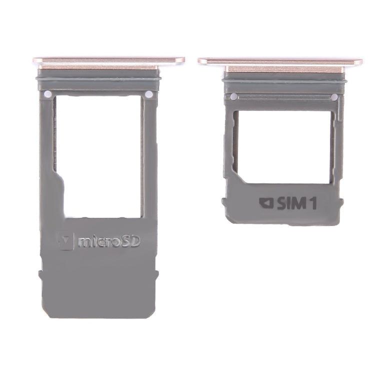 For Galaxy A5 (2017) / A520 & A7 (2017) / A720 SIM Card Tray + Micro SD Card Tray, Single Card (Pink) - Card Tray by buy2fix | Online Shopping UK | buy2fix