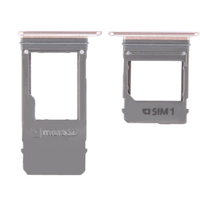 For Galaxy A5 (2017) / A520 & A7 (2017) / A720 SIM Card Tray + Micro SD Card Tray, Single Card (Pink) - Card Tray by buy2fix | Online Shopping UK | buy2fix