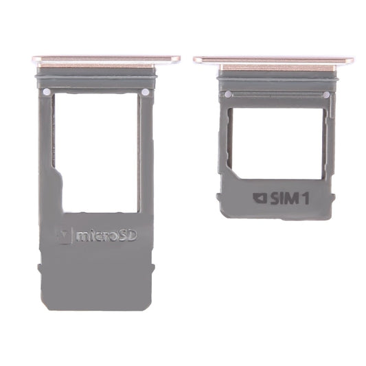 For Galaxy A5 (2017) / A520 & A7 (2017) / A720 SIM Card Tray + Micro SD Card Tray, Single Card (Pink) - Card Tray by buy2fix | Online Shopping UK | buy2fix