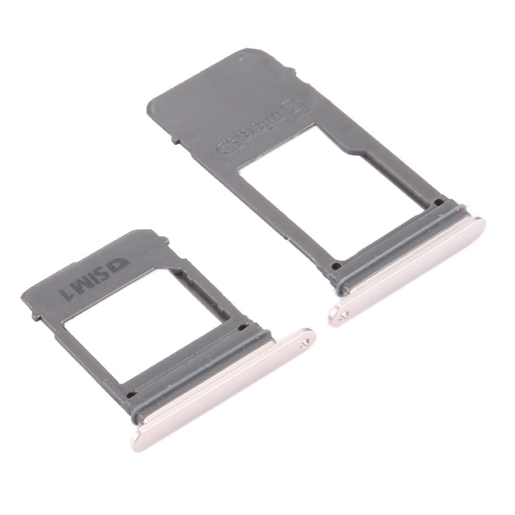 For Galaxy A5 (2017) / A520 & A7 (2017) / A720 SIM Card Tray + Micro SD Card Tray, Single Card (Gold) - Card Tray by buy2fix | Online Shopping UK | buy2fix