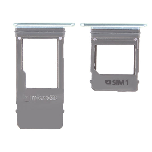 For Galaxy A5 (2017) / A520 & A7 (2017) / A720 SIM Card Tray + Micro SD Card Tray, Single Card (Blue) - Card Tray by buy2fix | Online Shopping UK | buy2fix