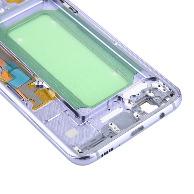 For Galaxy S8+ / G9550 / G955F / G955A  Middle Frame Bezel (Orchid Gray) - Frame Bezel Plate by buy2fix | Online Shopping UK | buy2fix