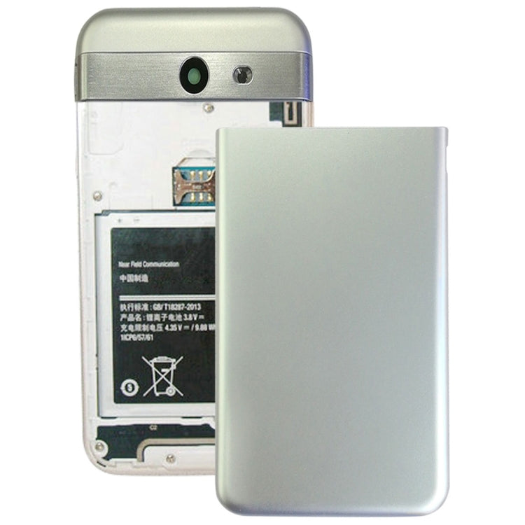 For Galaxy J3 Emerge / J327 Back Cover (Silver) - Back Cover by buy2fix | Online Shopping UK | buy2fix