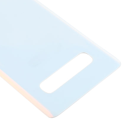For Galaxy S10+ Battery Back Cover (White) - Back Cover by buy2fix | Online Shopping UK | buy2fix
