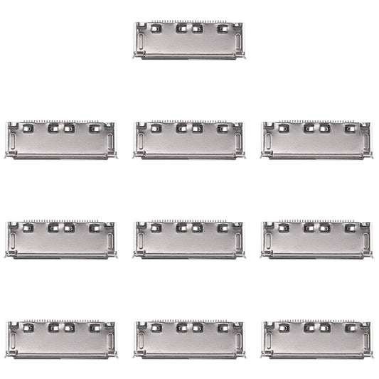 For Galaxy Tab P1000 10pcs Charging Port Connector - Tail Connector by buy2fix | Online Shopping UK | buy2fix
