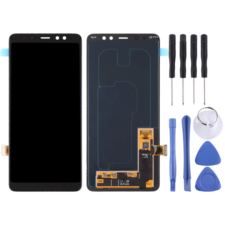 Original Super AMOLED LCD Screen for Galaxy A8+ (2018) / A730 with Digitizer Full Assembly (Black) - LCD Screen by buy2fix | Online Shopping UK | buy2fix