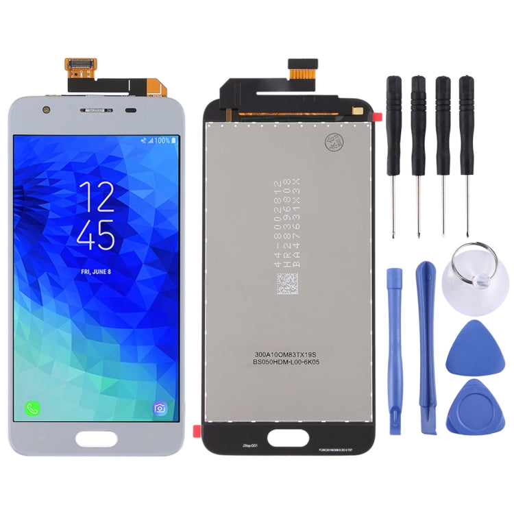 OEM LCD Screen for Galaxy J3 (2018) / J337 with Digitizer Full Assembly (Grey) - LCD Screen by buy2fix | Online Shopping UK | buy2fix