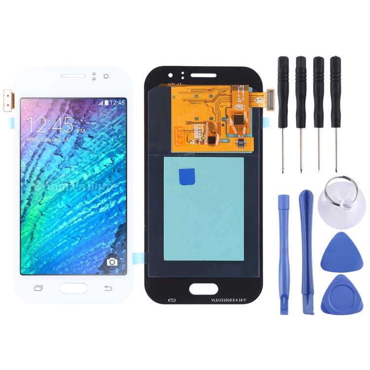 LCD Screen (TFT ) for Galaxy J1 Ace (2015), J110, J110M, J110F, J110G, J110L with Digitizer Full Assembly (White) - LCD Screen by buy2fix | Online Shopping UK | buy2fix