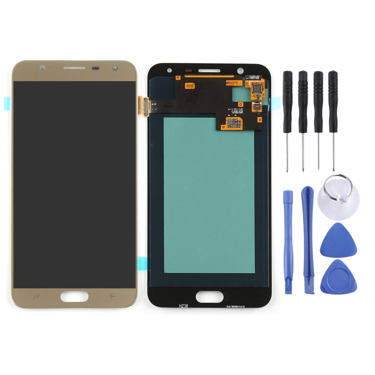 Original Super AMOLED LCD Screen for Galaxy J7 Duo / J720 with Digitizer Full Assembly (Gold) - LCD Screen by buy2fix | Online Shopping UK | buy2fix