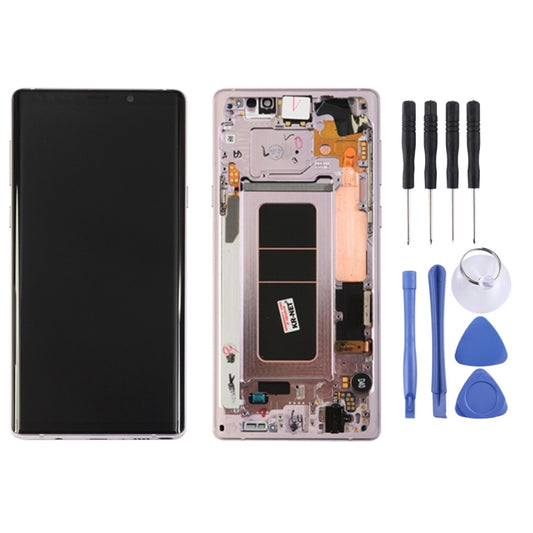 LCD Screen and Digitizer Full Assembly with Frame for Galaxy Note9 / N960A / N960F / N960V / N960T / N960U(Pink) - LCD Screen by buy2fix | Online Shopping UK | buy2fix