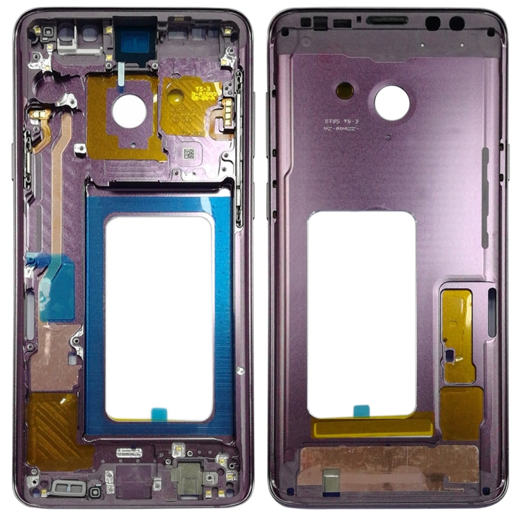 For Galaxy S9+ G965F, G965F/DS, G965U, G965W, G9650  Middle Frame Bezel (Purple) - Frame Bezel Plate by buy2fix | Online Shopping UK | buy2fix