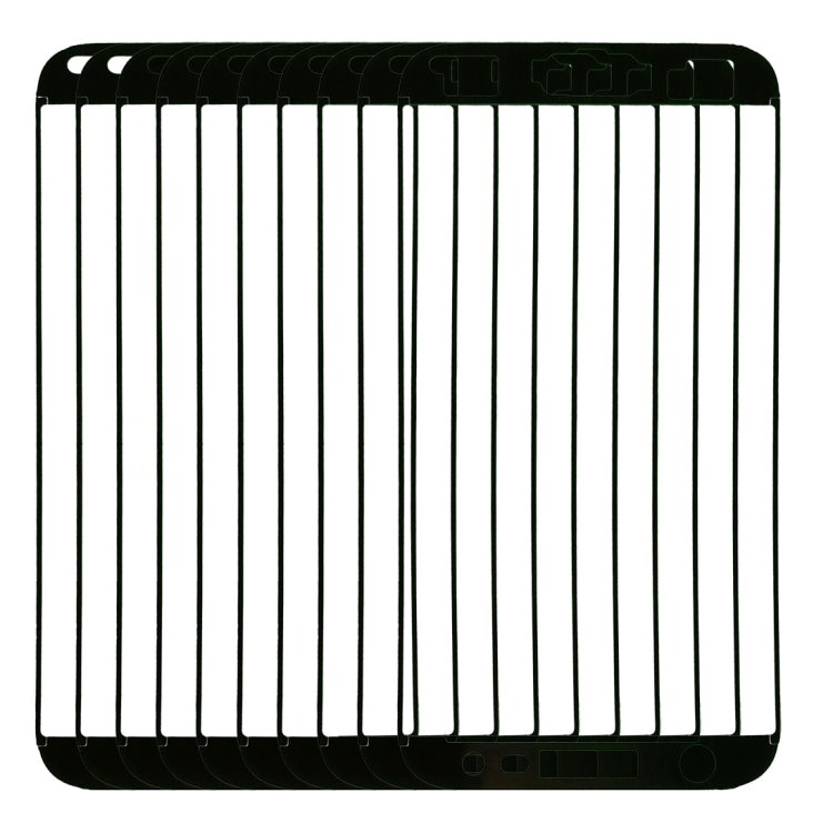 10pcs Front Housing Adhesive for Galaxy J3 (2017), J3 Pro (2017), J330F/DS, J330G/DS - Adhesive Sticker by buy2fix | Online Shopping UK | buy2fix