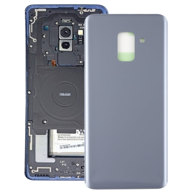 For Galaxy A8 (2018) / A530 Back Cover (Grey) - Back Cover by buy2fix | Online Shopping UK | buy2fix