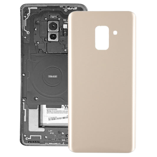 For Galaxy A8+ (2018) / A730 Back Cover (Gold) - Back Cover by buy2fix | Online Shopping UK | buy2fix