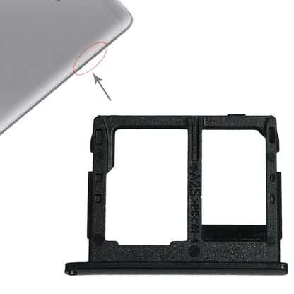 For Galaxy Tab A 8.0 / T380 / T385 SIM Card Tray +  Micro SD Card Tray (Black) - Card Tray by buy2fix | Online Shopping UK | buy2fix
