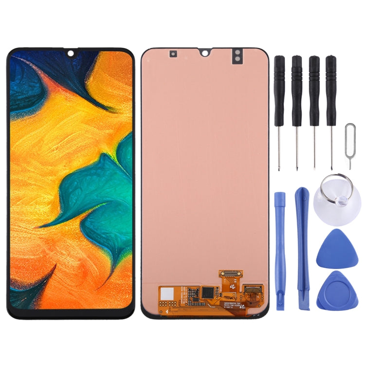 Original Super AMOLED LCD Screen for Galaxy A30 with Digitizer Full Assembly (Black) - LCD Screen by buy2fix | Online Shopping UK | buy2fix