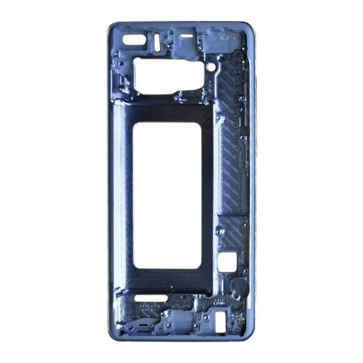 For Galaxy S10+  Front Housing LCD Frame Bezel Plate (Blue) - Frame Bezel Plate by buy2fix | Online Shopping UK | buy2fix