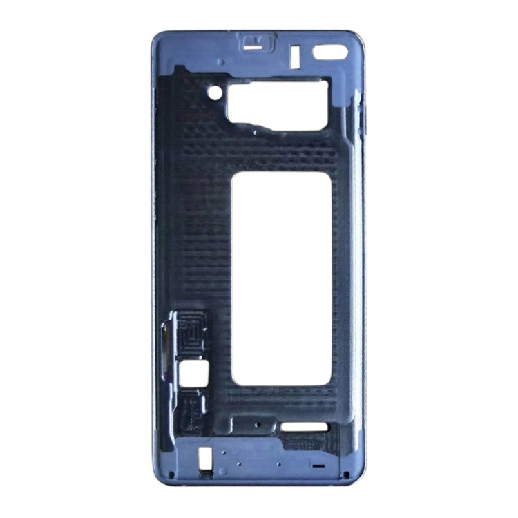 For Galaxy S10+  Front Housing LCD Frame Bezel Plate (Blue) - Frame Bezel Plate by buy2fix | Online Shopping UK | buy2fix