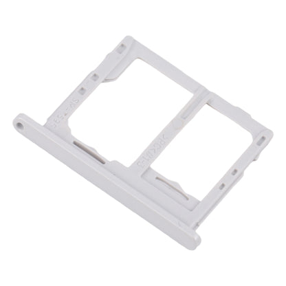 For Galaxy Tab A 10.5 inch T595 4G SIM Card Tray + Micro SD Card Tray (White) - Card Tray by buy2fix | Online Shopping UK | buy2fix
