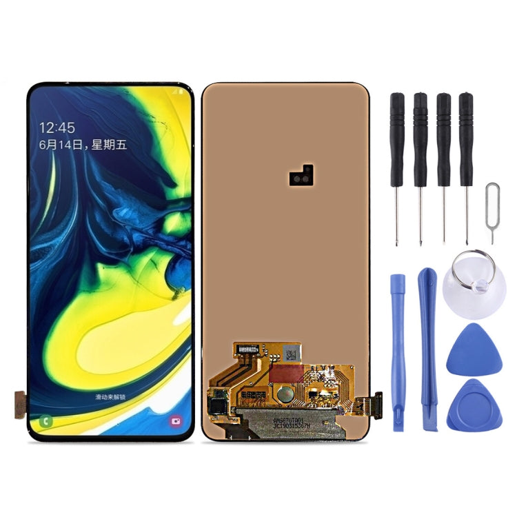 Original Super AMOLED LCD Screen for Galaxy A80 A90 A805F with Digitizer Full Assembly (Black) - LCD Screen by buy2fix | Online Shopping UK | buy2fix
